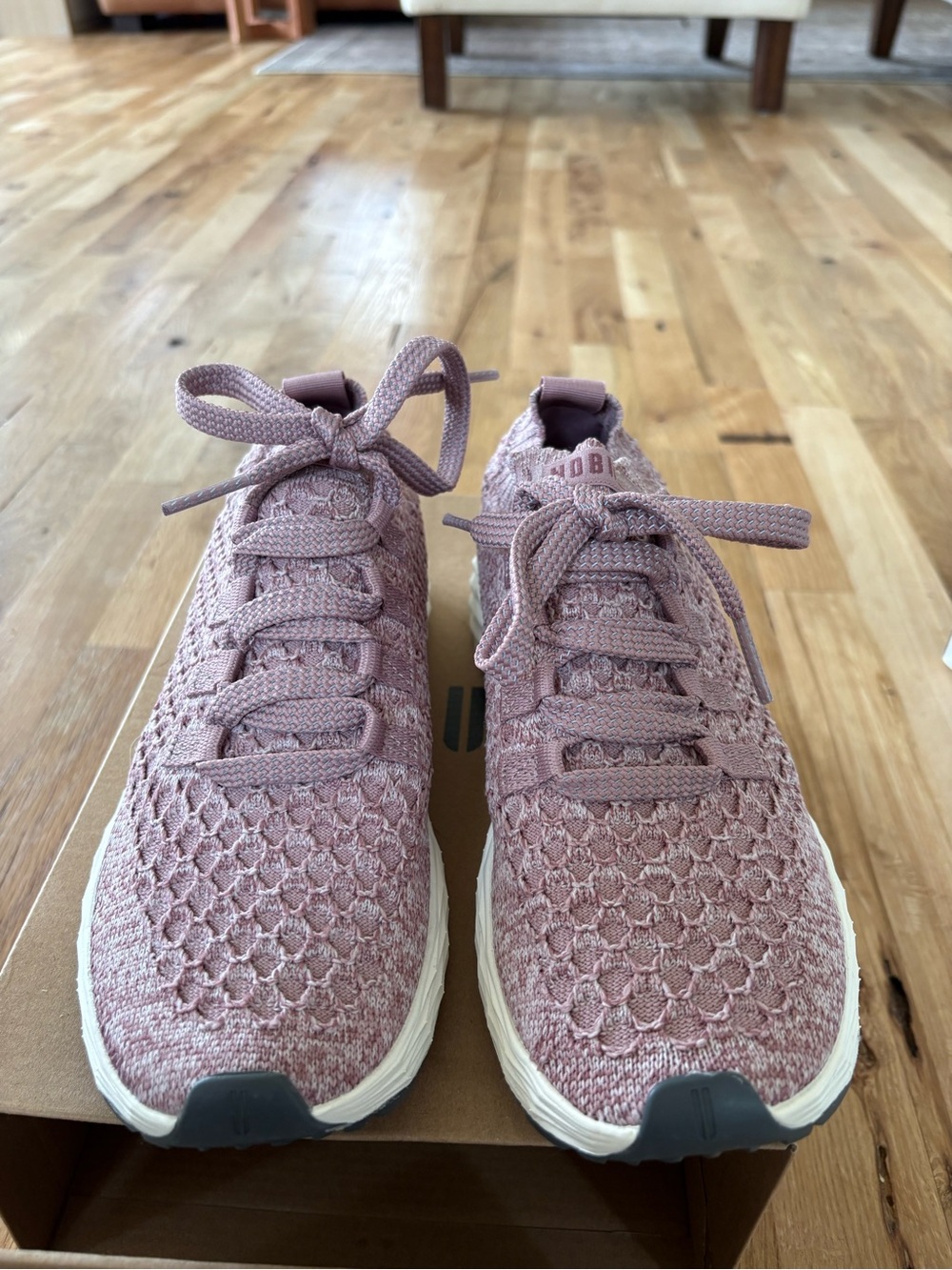 NOBULL Women's Knit Trainers in Mauve Pink